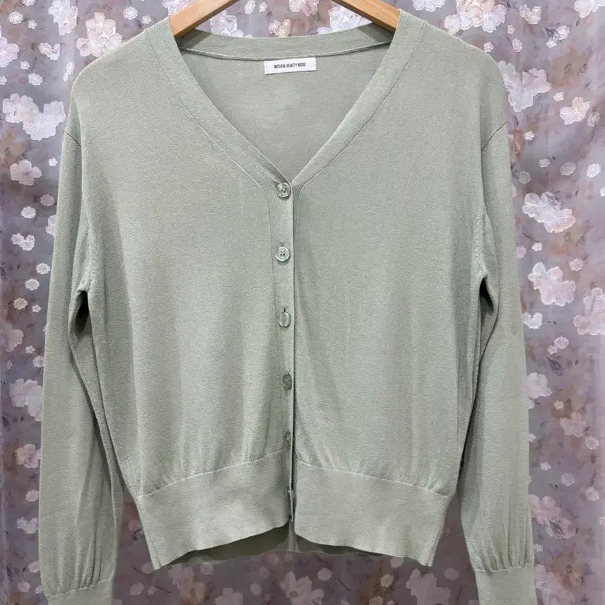 [BUNJANG] Natural Beauty Basic Vintage Cardigan / 일본 빈티지 네추럴뷰티베이식 민트 가디건