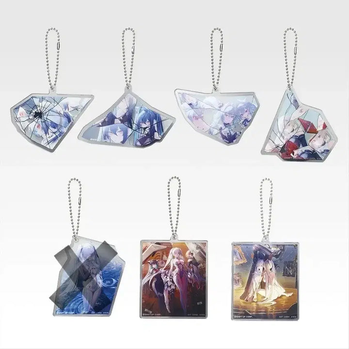 [BUNJANG] Nier: Automata Cinderella Siren Acrylic Charm Keychain Ichiban Kuji Set / 니케 아크릴 미러 챰 키링 신데렐라 세이렌 이치방쿠지 제일복권