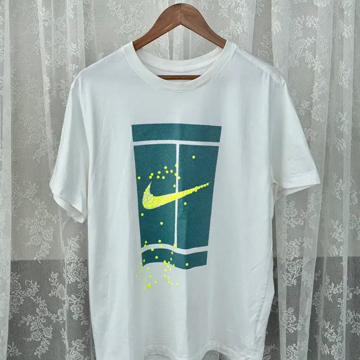 [SOLD OUT] XXL) 나이키 테니스 코트 반팔 티셔츠 화이트