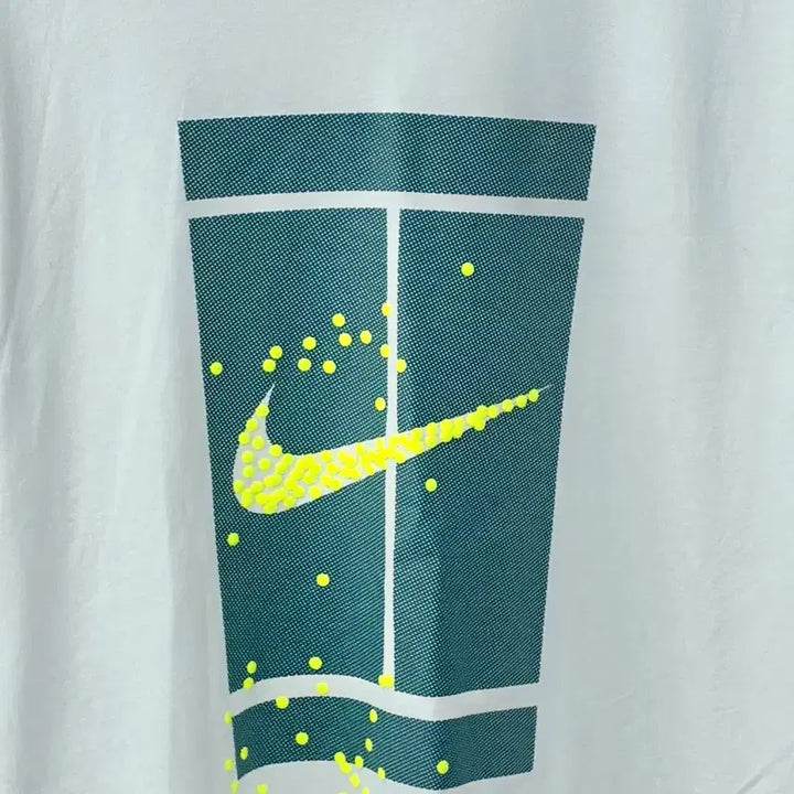 [SOLD OUT] XXL) 나이키 테니스 코트 반팔 티셔츠 화이트