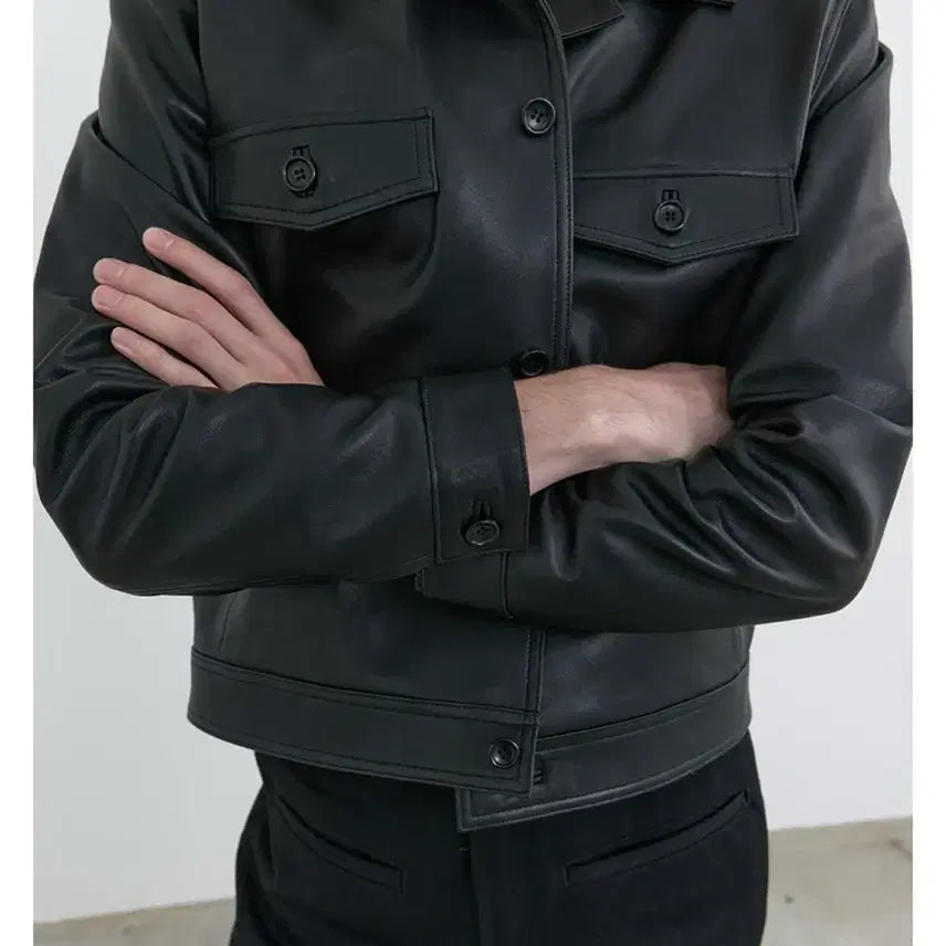 [BUNJANG] Aieul Cob Leather Jacket / 아이엘 (aieul) / 콥 레더 자켓 / 50