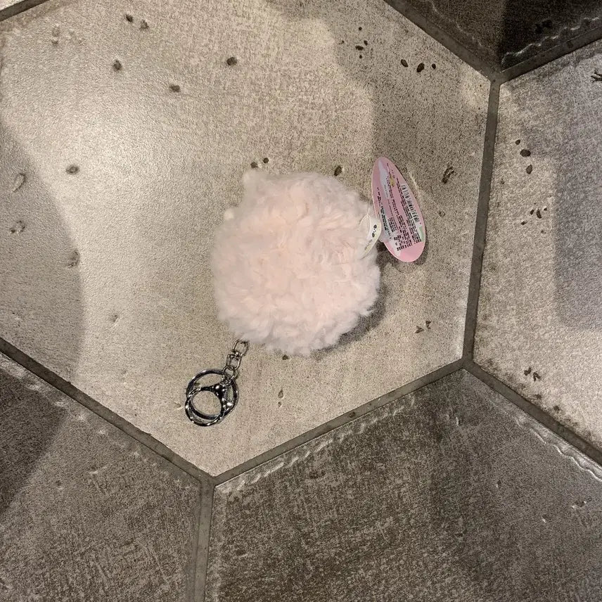[BUNJANG] Sheep Plush Ball Keychain Bag Charm / 동글동글 양 인형 키링 가방고리 택o