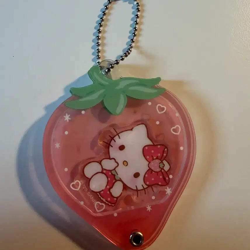 [BUNJANG] Hello Kitty Strawberry Acrylic Keyring / 헬로키티 딸기 키링