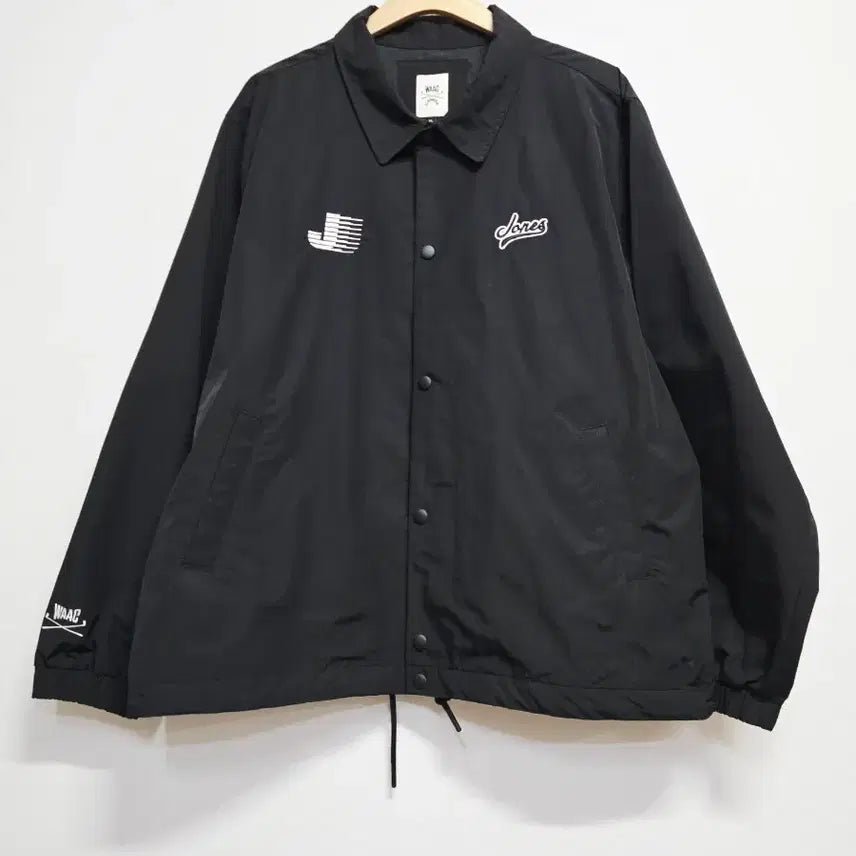 [BUNJANG] WAAC Black Coach Jacket XL / WAAC 블랙 코치 자켓