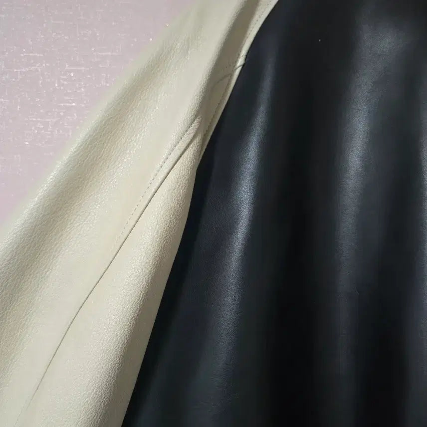 [BUNJANG] TheSuvenirShop Glynn Park All Leather Varsity Jacket / [M] 더수베니어샵 글린파크 올 레더 바시티