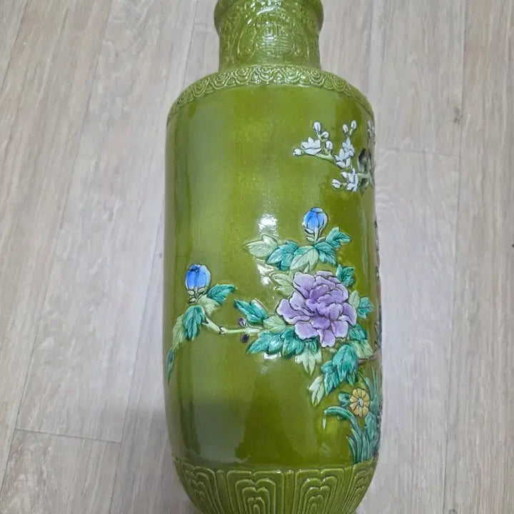 [BUNJANG] Qing Dynasty Qianlong Period Gourd-Shaped Vase / 청대 건륭 방추병(중국도자기)