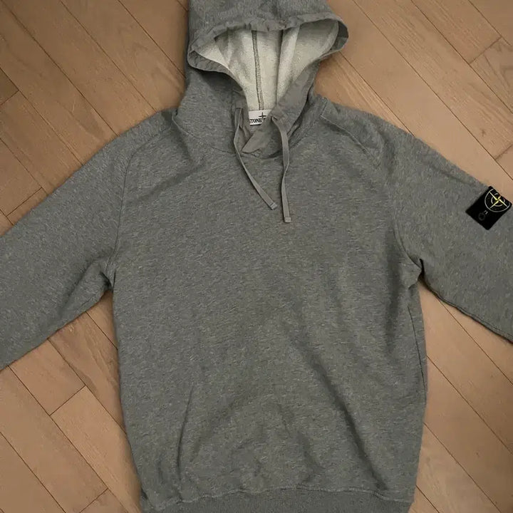 [BUNJANG] Stone Island Gray Hoodie (Size L) / 스톤아일랜드 후드 그레이(L)