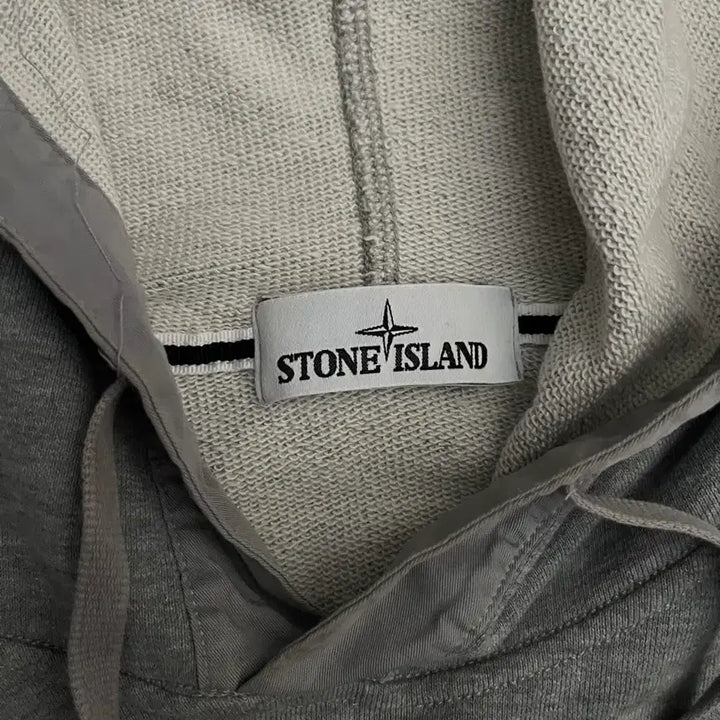 [BUNJANG] Stone Island Gray Hoodie (Size L) / 스톤아일랜드 후드 그레이(L)