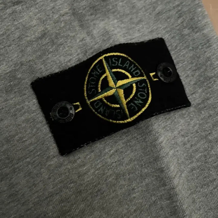 [BUNJANG] Stone Island Gray Hoodie (Size L) / 스톤아일랜드 후드 그레이(L)