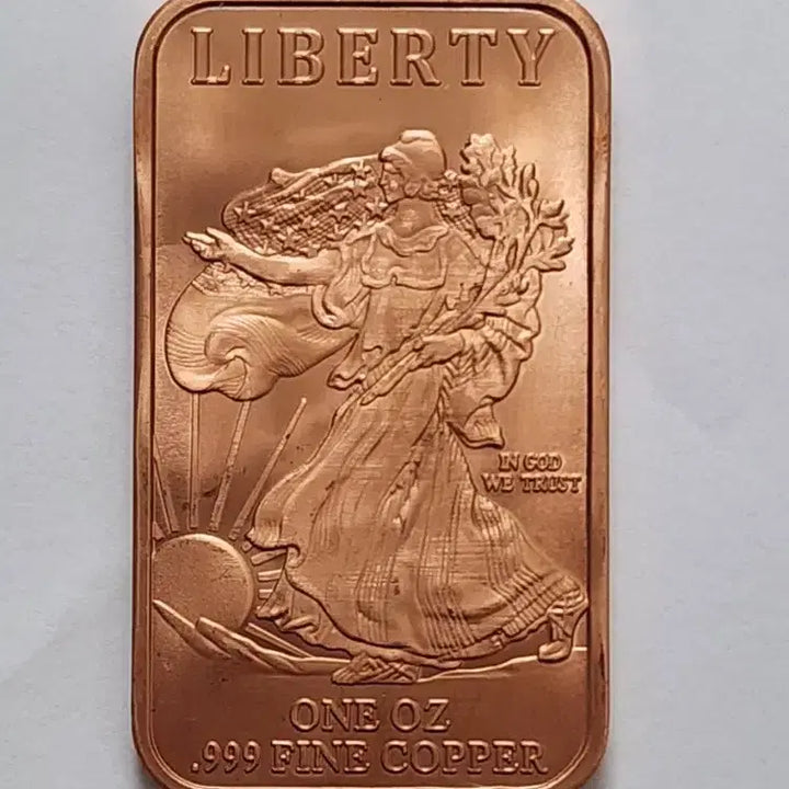 [BUNJANG] 1oz Copper Liberty Commemorative Coin / 1oz 구리 동전 Liberty 기념 주화