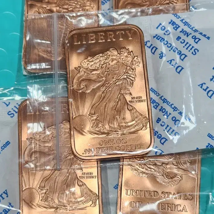 [BUNJANG] 1oz Copper Liberty Commemorative Coin / 1oz 구리 동전 Liberty 기념 주화