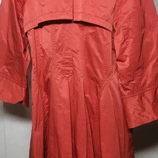 [BUNJANG] Kelly Long Trench Coat Red M / KELLY 롱 트렌치 코트 레드M