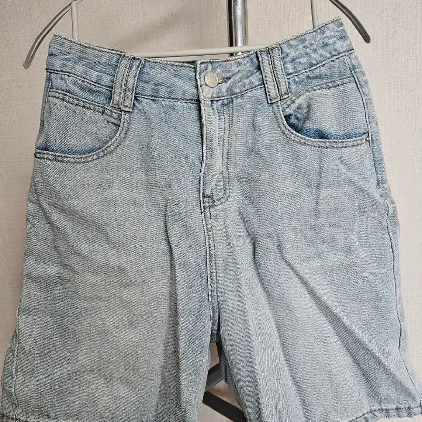 [BUNJANG] Plastic Island Half Denim Shorts / 플라스틱아일랜드 하프데님팬츠 반바지