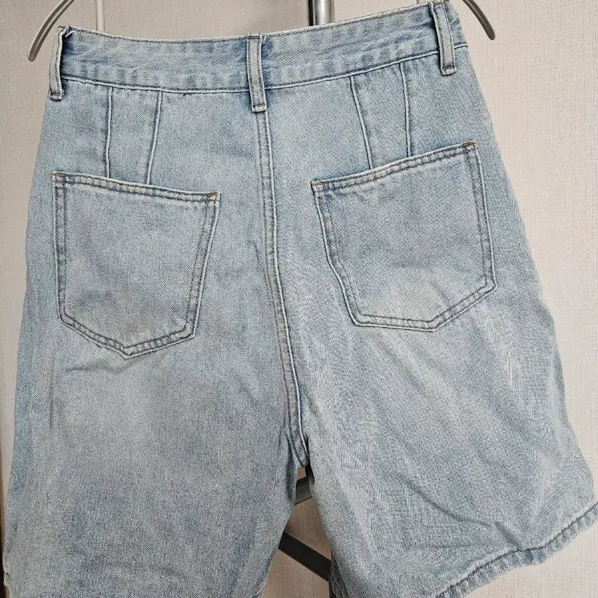 [BUNJANG] Plastic Island Half Denim Shorts / 플라스틱아일랜드 하프데님팬츠 반바지
