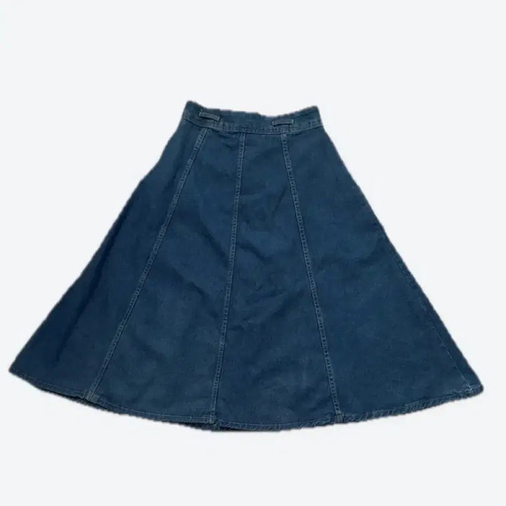 [BUNJANG] Japanese A-Line Denim Long Skirt / 일제) 청 데님 A라인 롱 스커트