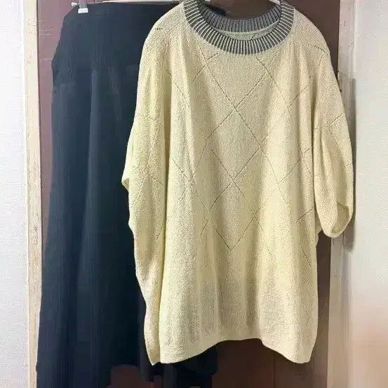 [BUNJANG] System Knit Skirt Set / 시스템 니트.스커트 세트