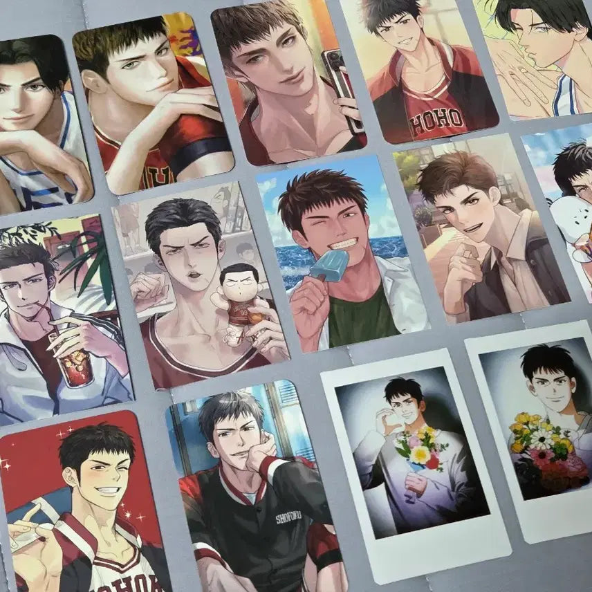 [BUNJANG] Slam Dunk Daeman Jeong Unofficial Photocard Set / 슬램덩크 정대만 비공굿 포토카드 포카 폴라 굿즈