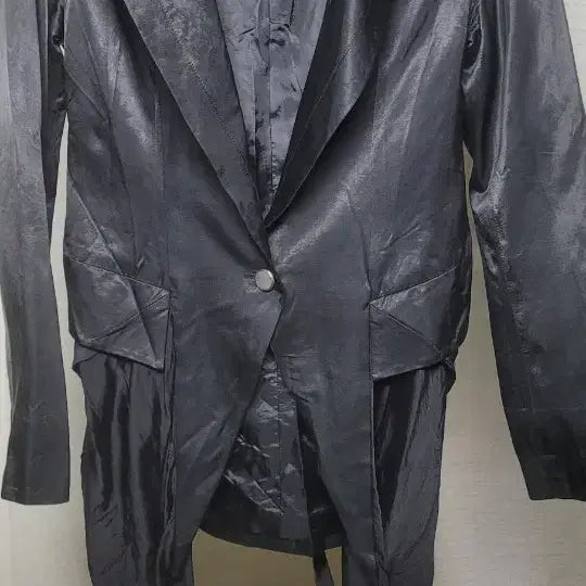 [BUNJANG] CROOPS Black Long Jacket (M) / -CROOPS 블랙 롱 자켓M