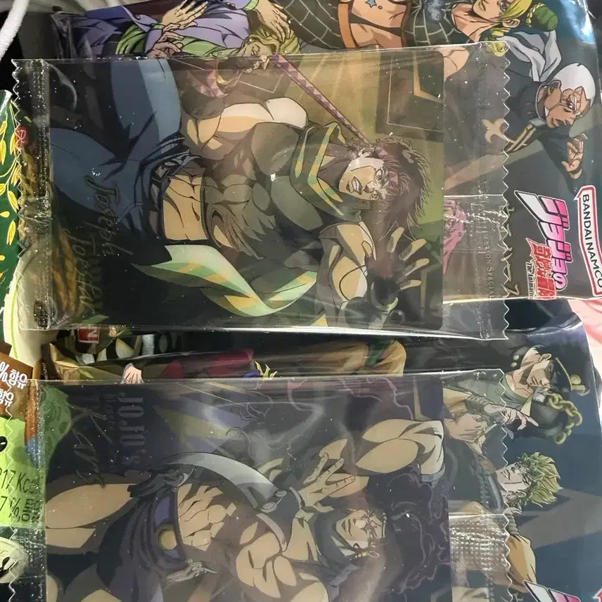 [SOLD OUT] 죠죠 웨하스 카드 2부 전투조류 죠셉 카즈