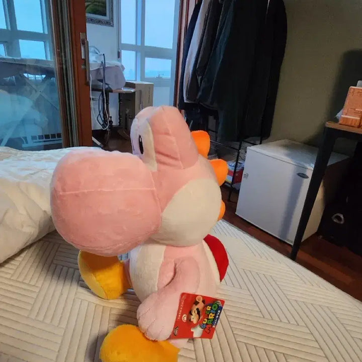 [BUNJANG] Nintendo Super Mario 40cm Pink Yoshi Plush Doll / 일본정품 분홍색 요시 인형 닌텐도 슈퍼마리오 40cm 핑크요시