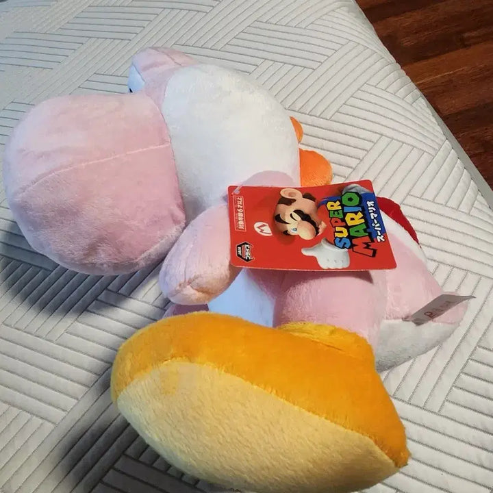 [BUNJANG] Nintendo Super Mario 40cm Pink Yoshi Plush Doll / 일본정품 분홍색 요시 인형 닌텐도 슈퍼마리오 40cm 핑크요시