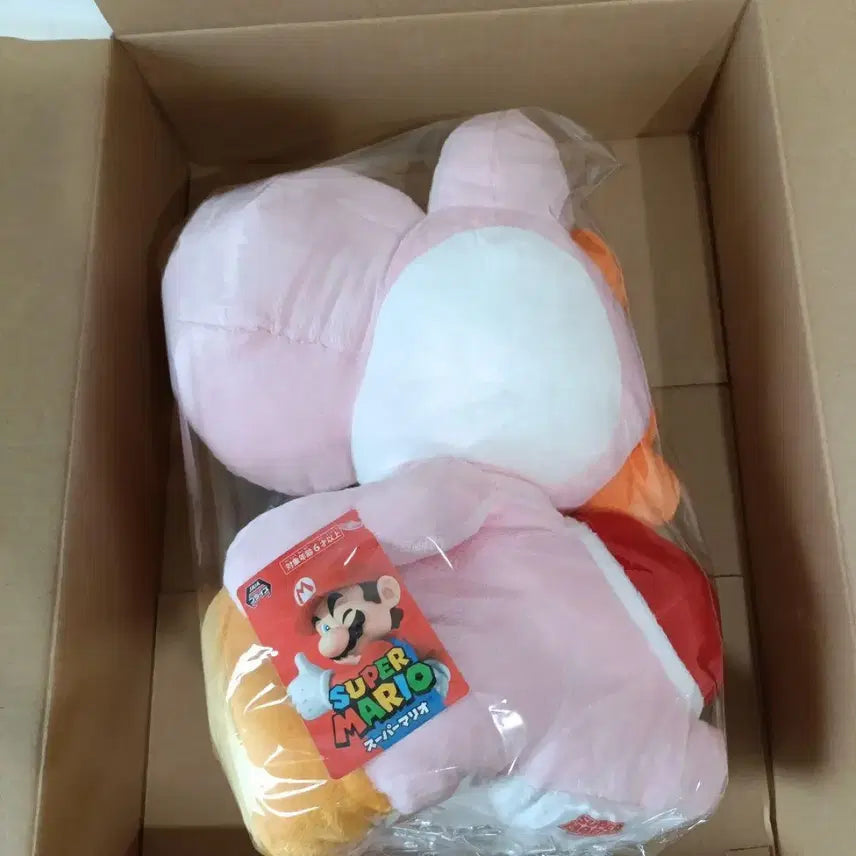 [BUNJANG] Nintendo Super Mario 40cm Pink Yoshi Plush Doll / 일본정품 분홍색 요시 인형 닌텐도 슈퍼마리오 40cm 핑크요시