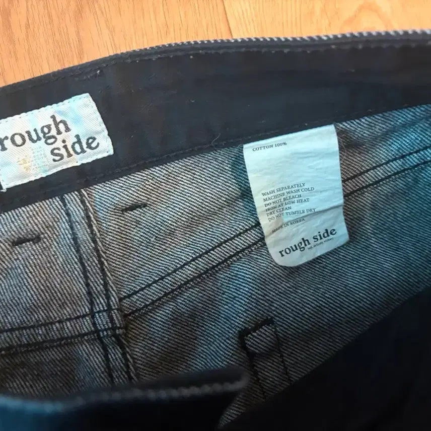 [BUNJANG] Roughside Drape Denim Black Size 2 / (2)러프사이드 드레이프 데님 블랙