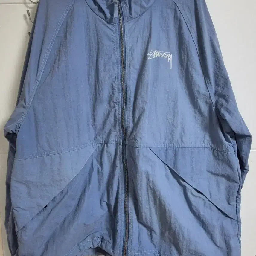 [BUNJANG] Stussy Wave Dye Jacket Laguna Blue L / 스투시 웨이브 다이 자켓 L 라구나블루
