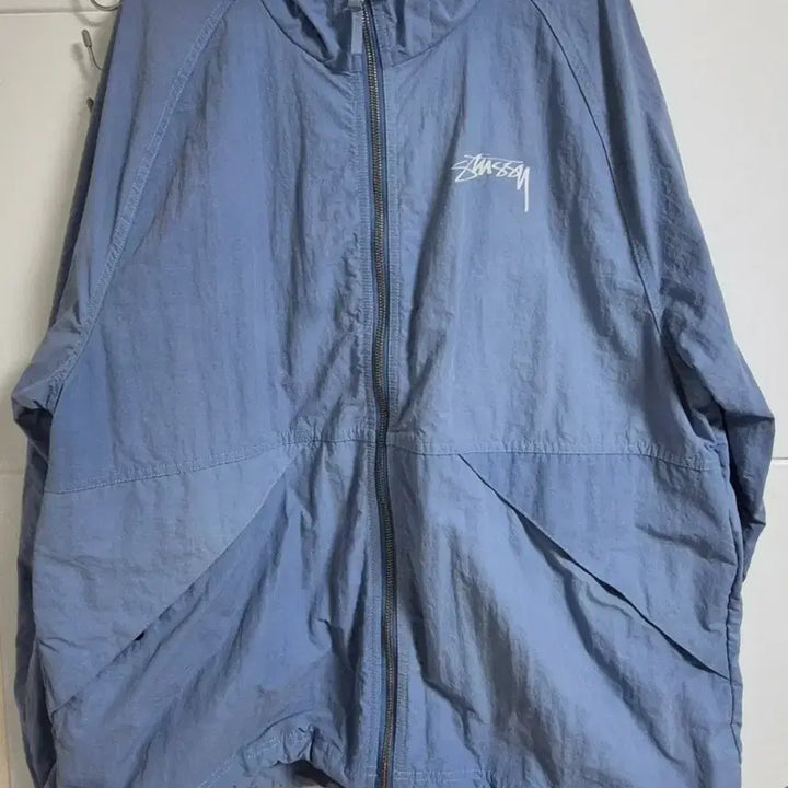 [BUNJANG] Stussy Wave Dye Jacket Laguna Blue L / 스투시 웨이브 다이 자켓 L 라구나블루