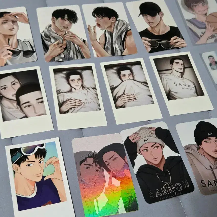 [BUNJANG] Slam Dunk Shohoku Team Unofficial Photocard Polaroids / 슬램덩크 정우성 이명헌 비공굿 포카 폴라