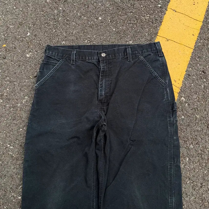 [BUNJANG] Carhartt WIP B11 Single Knee Carpenter Pants Black / OG 칼하트 B11 BLK 싱글니 카펜터 팬츠