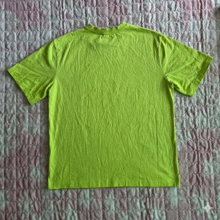 [SOLD OUT] MSGM 형광 네온 반팔티 M 오버핏 빅로고