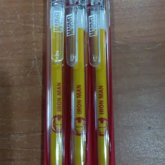 [BUNJANG] Marvel Iron Man Gel Pen / 12자루) 마블 아이언맨 젤펜 검정색