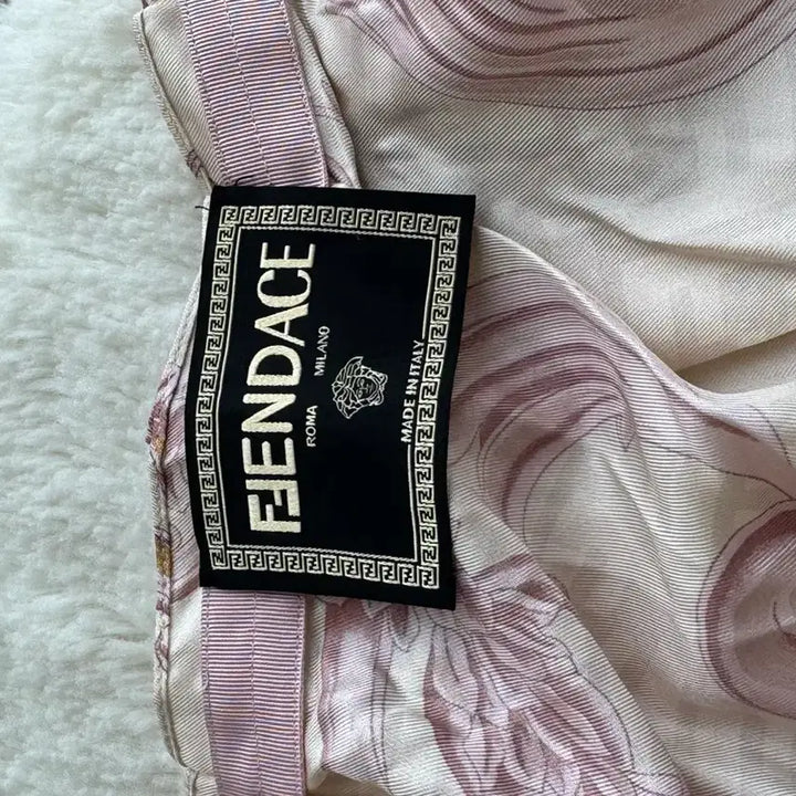 [BUNJANG] Fendi Versace Collaboration Silk Mini Skirt / 펜디 베르사체 스커트