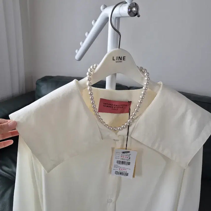 [BUNJANG] BANEIK Sailor Collar Blouse S Ivory / 반에이크 세일러 카라 블라우스 S 택채 새것