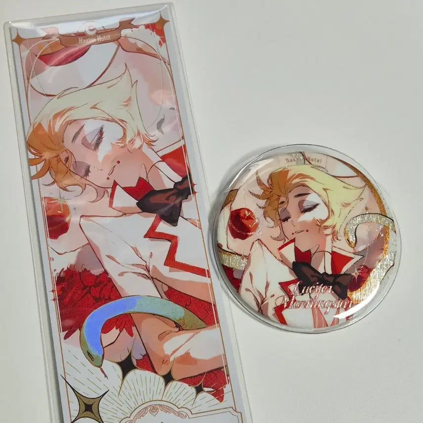 [SOLD OUT] 해즈비호텔 루시퍼 비공굿 티켓 캔뱃지 양도
