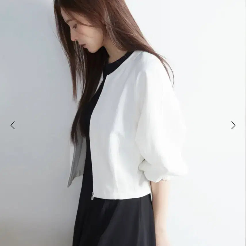 [BUNJANG] Sie (sie) Linen Blouson Jacket Ivory / 시에sie 벨로 린넨 블루종 재킷 아이보리s