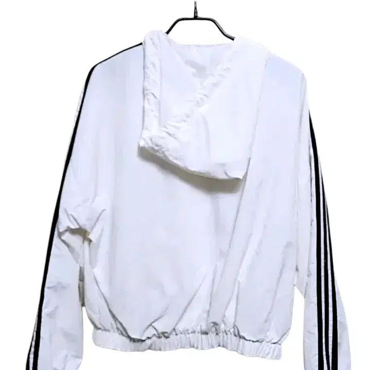[BUNJANG] Adidas White Y2K Crop Windbreaker Track Top / 361아디다스바람막이 화이트 트랙탑 y2k크롭바람막이 윈드브레이크