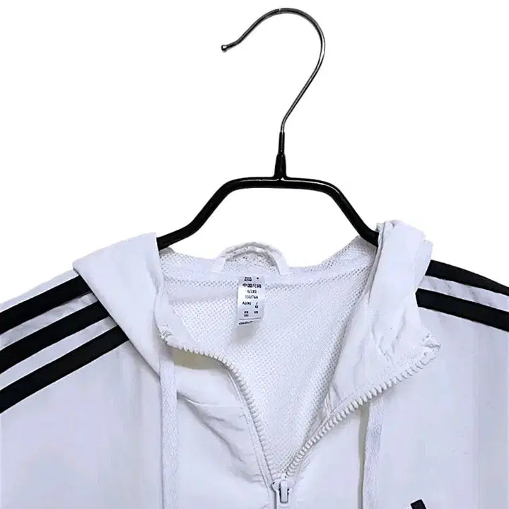 [BUNJANG] Adidas White Y2K Crop Windbreaker Track Top / 361아디다스바람막이 화이트 트랙탑 y2k크롭바람막이 윈드브레이크