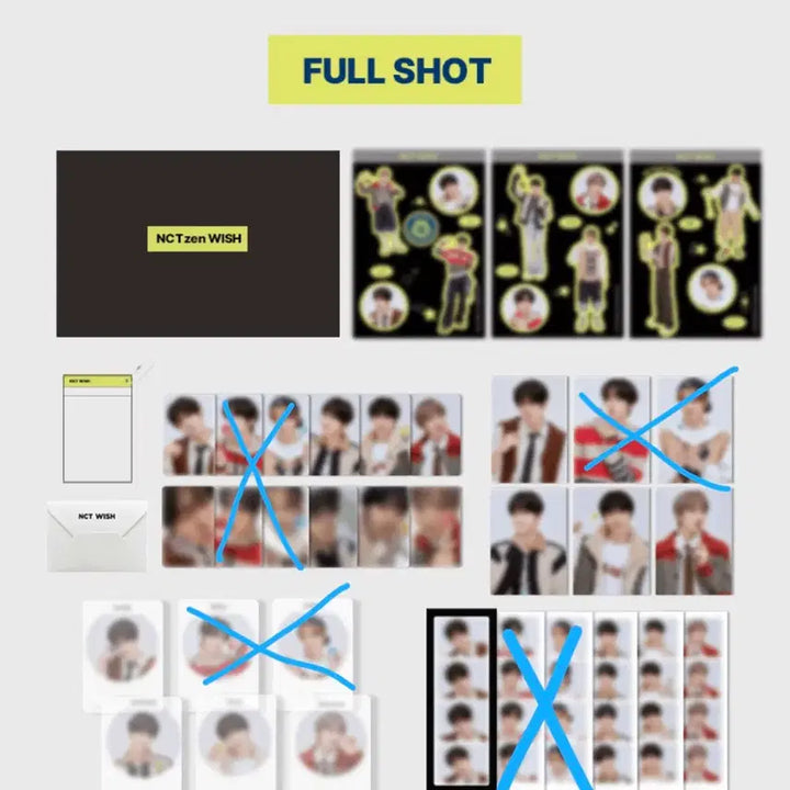 [BUNJANG] NCT WISH Membership Kit Bundle Set (Excludes Yushi Rikyu) / 유우시리쿠제외 일괄) 엔시티위시 멤버쉽키트 팔아요