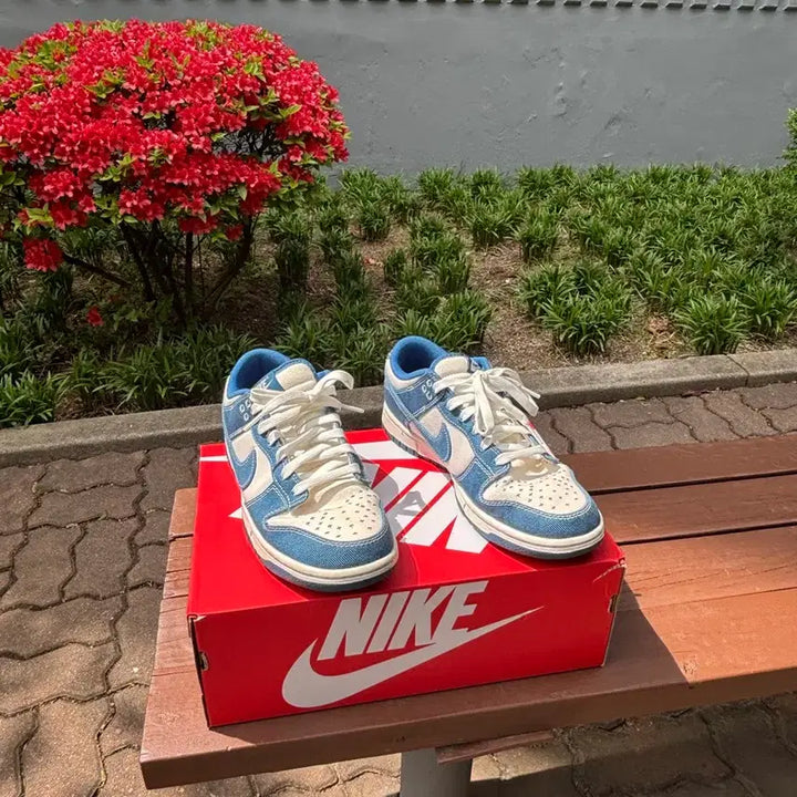 [BUNJANG] Nike Dunk Low Retro SE Industrial Blue Sneakers / 나이키 덩크로우 레트로 se 인더스트리얼 블루 265mm 블루