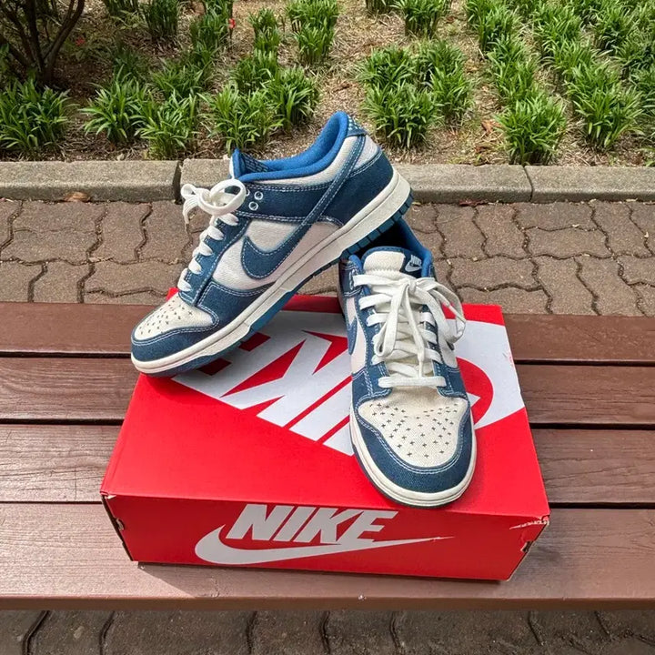 [BUNJANG] Nike Dunk Low Retro SE Industrial Blue Sneakers / 나이키 덩크로우 레트로 se 인더스트리얼 블루 265mm 블루