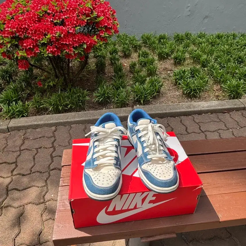 [BUNJANG] Nike Dunk Low Retro SE Industrial Blue Sneakers / 나이키 덩크로우 레트로 se 인더스트리얼 블루 265mm 블루