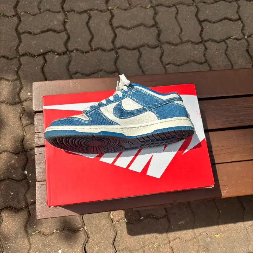 [BUNJANG] Nike Dunk Low Retro SE Industrial Blue Sneakers / 나이키 덩크로우 레트로 se 인더스트리얼 블루 265mm 블루