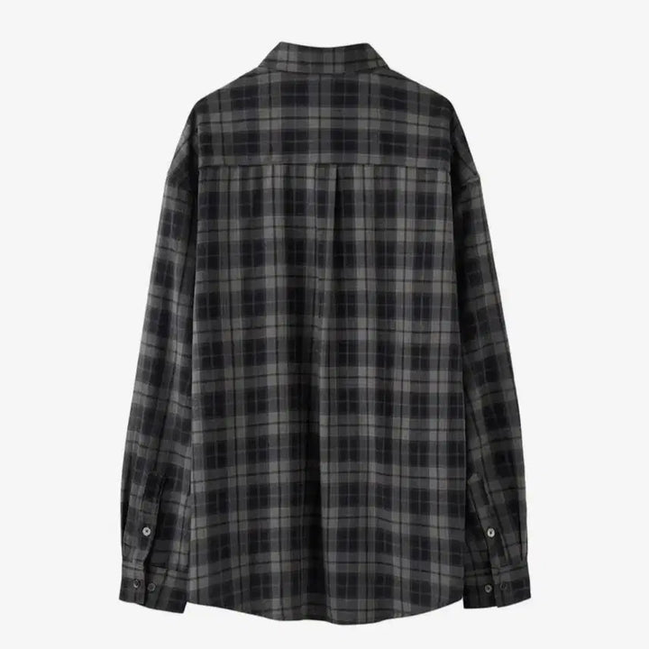 [BUNJANG] Arban Old Film Check Shirt Sage Khaki Size 3 / (3)아르반 올드 필름 체크 셔츠 세이지 카키