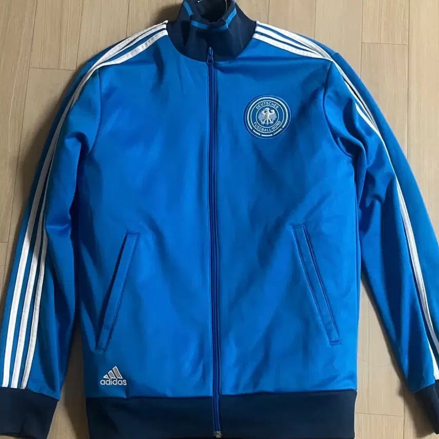 [BUNJANG] Adidas Germany Track Top Jersey Blue Size 95 / 아디다스 져지 독일 트랙탑 블루 파랑 95