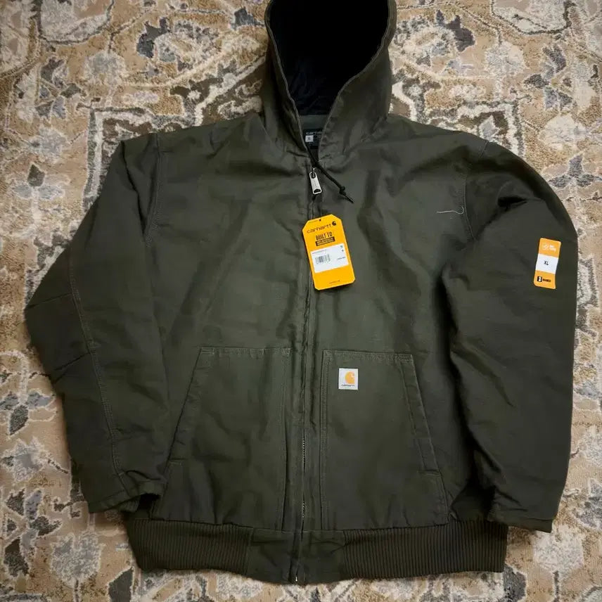 [BUNJANG] Carhartt 104050 Washed Duck Active Jacket - MOS (Moss) XL / [칼하트]  104050 워시드 덕 액티브 자켓 - MOS(모스) XL