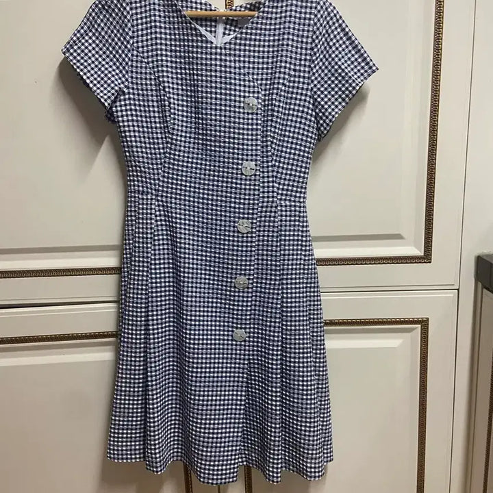 [BUNJANG] JJ JIGOTT Checked Mini Dress / JJ지고트 체크 원피스(미사용)