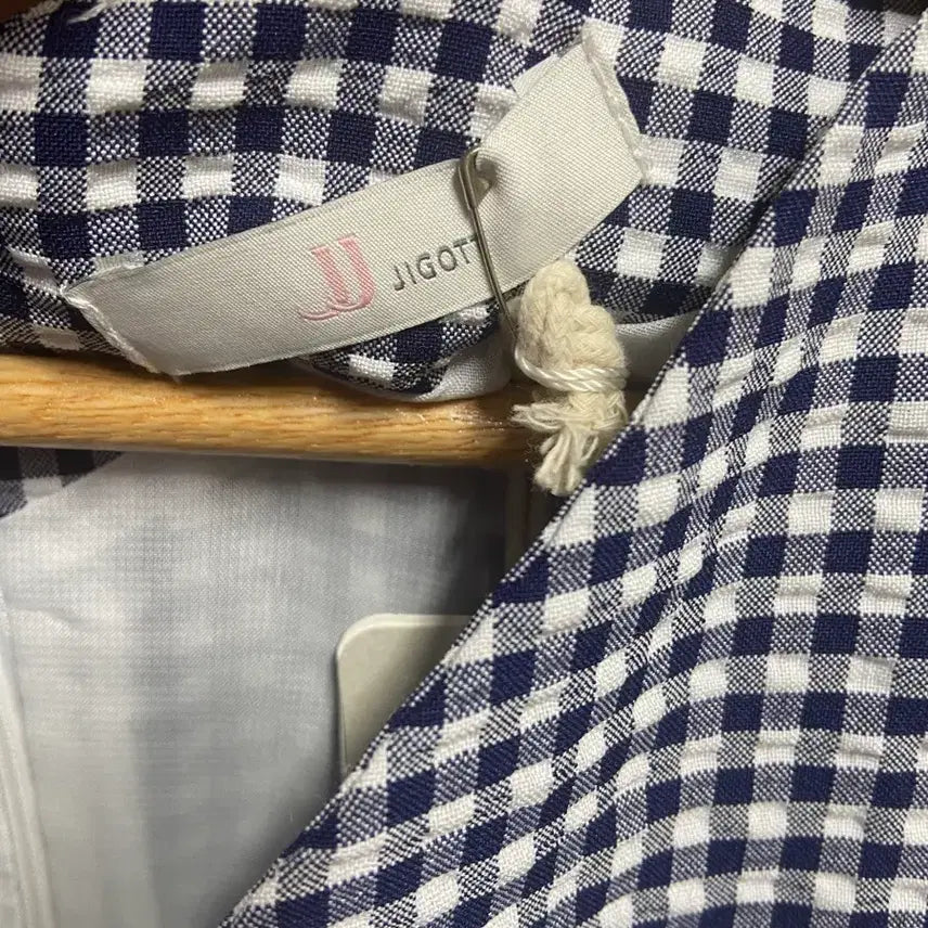 [BUNJANG] JJ JIGOTT Checked Mini Dress / JJ지고트 체크 원피스(미사용)
