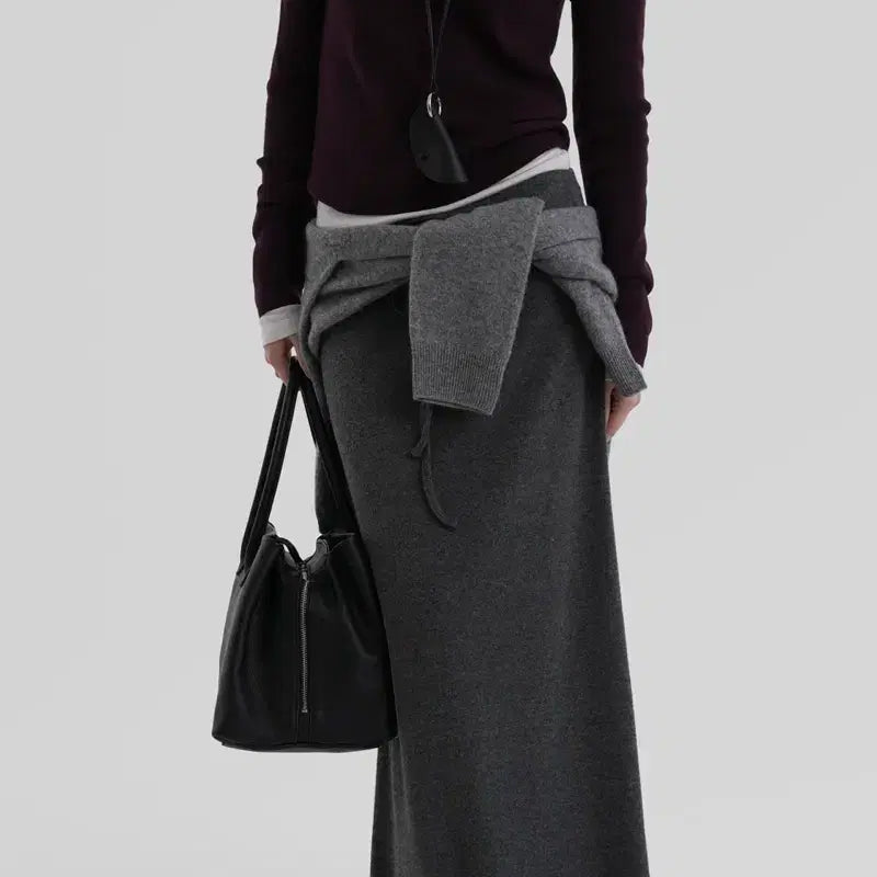 [BUNJANG] Autumn U-Neck Fine Wool Knit / 새상품 / 어텀 U넥 파인울니트